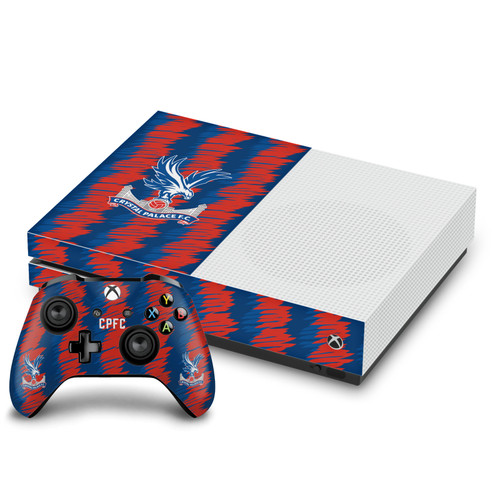 Crystal Palace FC Logo Art Home Kit Vinyl Sticker Skin Decal Cover for Microsoft One S Console & Controller
