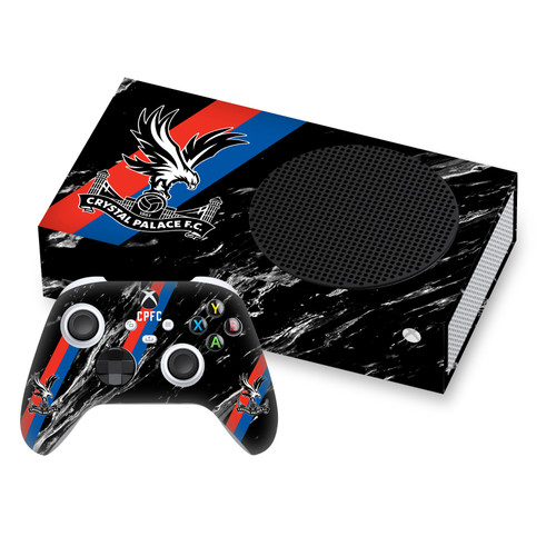 Crystal Palace FC Logo Art Black Marble Vinyl Sticker Skin Decal Cover for Microsoft Series S Console & Controller