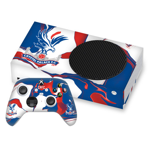 Crystal Palace FC Logo Art Marble Vinyl Sticker Skin Decal Cover for Microsoft Series S Console & Controller