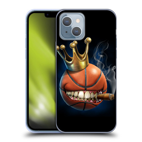 Tom Wood Monsters King Of Basketball Soft Gel Case for Apple iPhone 14