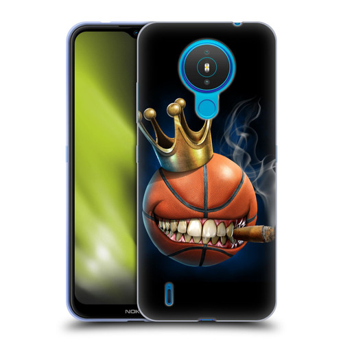 Tom Wood Monsters King Of Basketball Soft Gel Case for Nokia 1.4