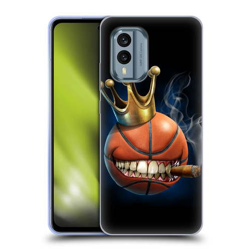 Tom Wood Monsters King Of Basketball Soft Gel Case for Nokia X30