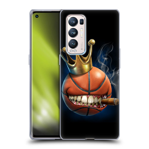 Tom Wood Monsters King Of Basketball Soft Gel Case for OPPO Find X3 Neo / Reno5 Pro+ 5G