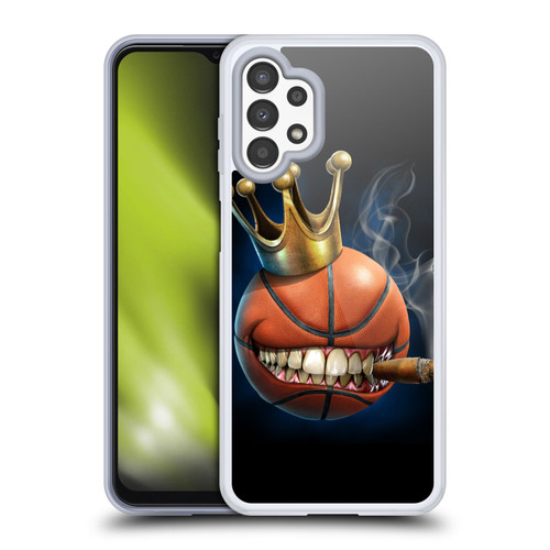 Tom Wood Monsters King Of Basketball Soft Gel Case for Samsung Galaxy A13 (2022)