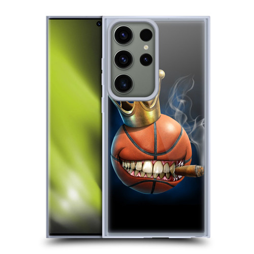 Tom Wood Monsters King Of Basketball Soft Gel Case for Samsung Galaxy S23 Ultra 5G