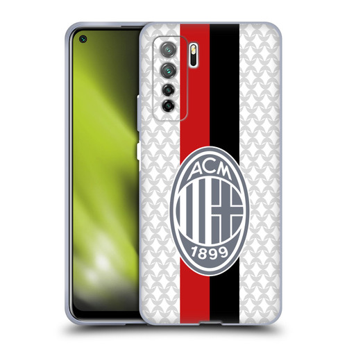 AC Milan 2023/24 Crest Kit Away Soft Gel Case for Huawei Nova 7 SE/P40 Lite 5G