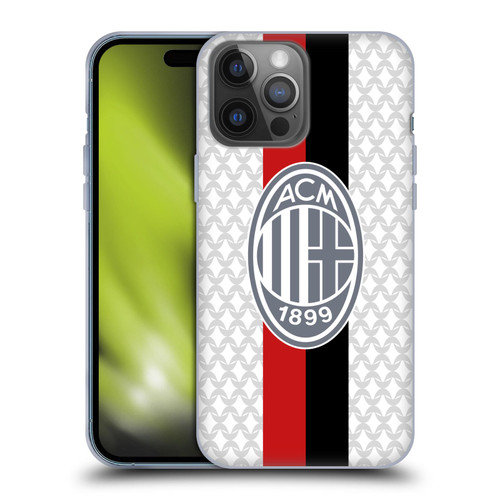 AC Milan 2023/24 Crest Kit Away Soft Gel Case for Apple iPhone 14 Pro Max