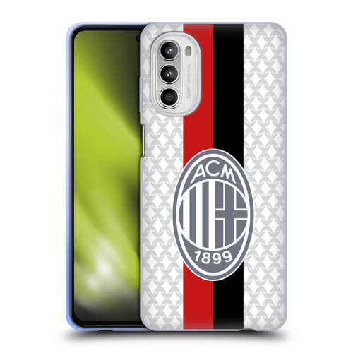 AC Milan 2023/24 Crest Kit Away Soft Gel Case for Motorola Moto G52