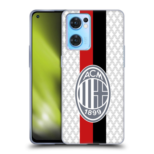 AC Milan 2023/24 Crest Kit Away Soft Gel Case for OPPO Reno7 5G / Find X5 Lite