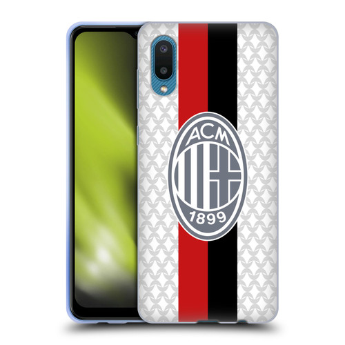 AC Milan 2023/24 Crest Kit Away Soft Gel Case for Samsung Galaxy A02/M02 (2021)