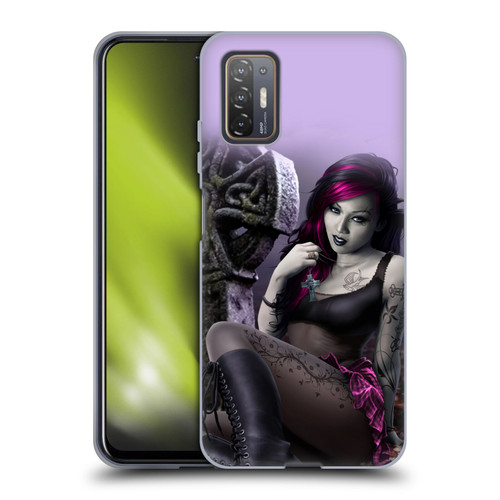 Tom Wood Fantasy Goth Girl Vampire Soft Gel Case for HTC Desire 21 Pro 5G