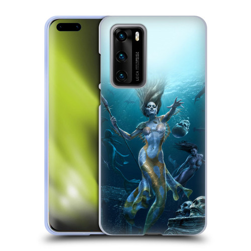 Tom Wood Fantasy Mermaid Hunt Soft Gel Case for Huawei P40 5G