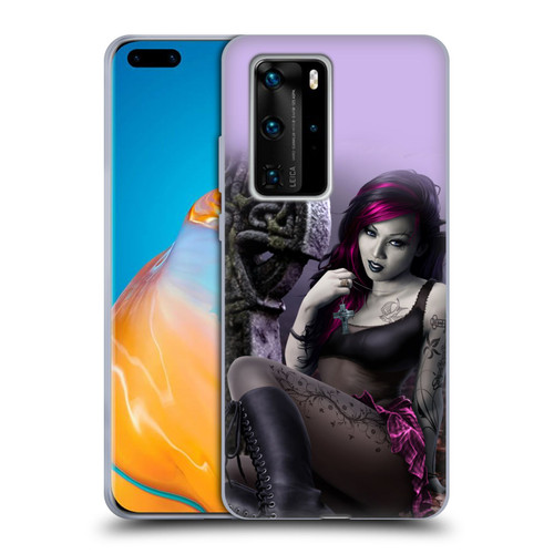Tom Wood Fantasy Goth Girl Vampire Soft Gel Case for Huawei P40 Pro / P40 Pro Plus 5G