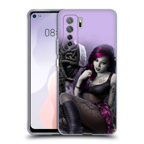 Tom Wood Fantasy Goth Girl Vampire Soft Gel Case for Huawei Nova 7 SE/P40 Lite 5G