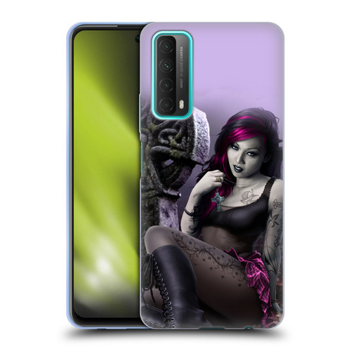 Tom Wood Fantasy Goth Girl Vampire Soft Gel Case for Huawei P Smart (2021)