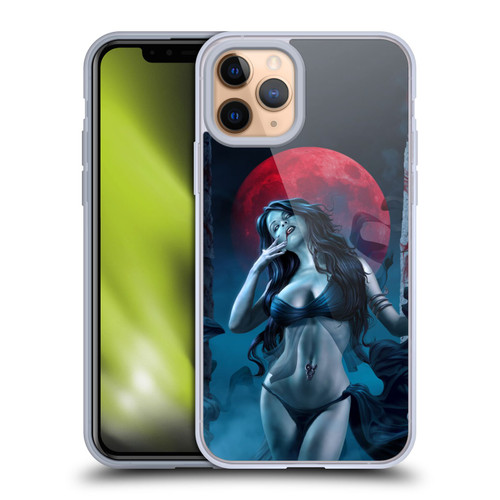 Tom Wood Fantasy Blood Lust Vampire Soft Gel Case for Apple iPhone 11 Pro