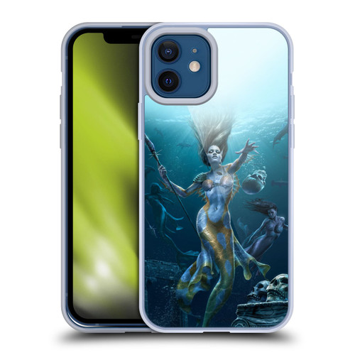Tom Wood Fantasy Mermaid Hunt Soft Gel Case for Apple iPhone 12 / iPhone 12 Pro
