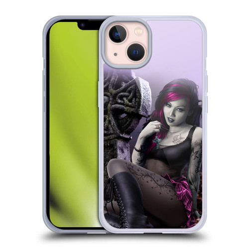 Tom Wood Fantasy Goth Girl Vampire Soft Gel Case for Apple iPhone 13