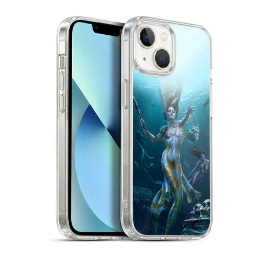 Tom Wood Fantasy Mermaid Hunt Soft Gel Case for Apple iPhone 13