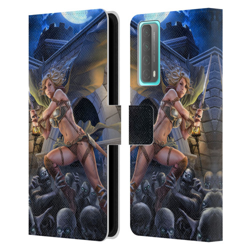 Tom Wood Fantasy Zombie Leather Book Wallet Case Cover For Huawei P Smart (2021)