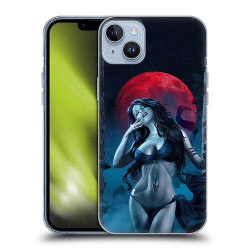 Tom Wood Fantasy Blood Lust Vampire Soft Gel Case for Apple iPhone 14 Plus