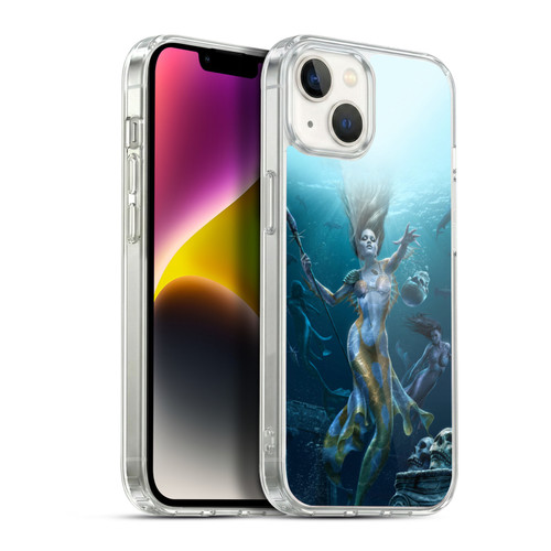 Tom Wood Fantasy Mermaid Hunt Soft Gel Case for Apple iPhone 14 Plus & MagSafe