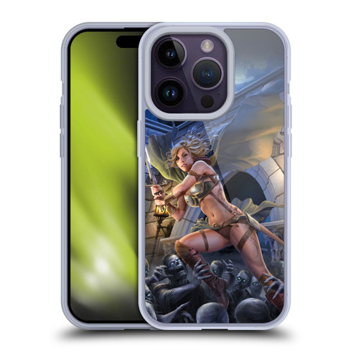 Tom Wood Fantasy Zombie Soft Gel Case for Apple iPhone 14 Pro