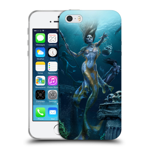 Tom Wood Fantasy Mermaid Hunt Soft Gel Case for Apple iPhone 5 / 5s / iPhone SE 2016