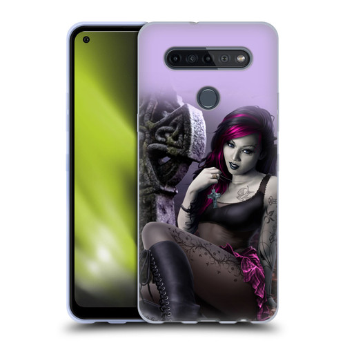 Tom Wood Fantasy Goth Girl Vampire Soft Gel Case for LG K51S