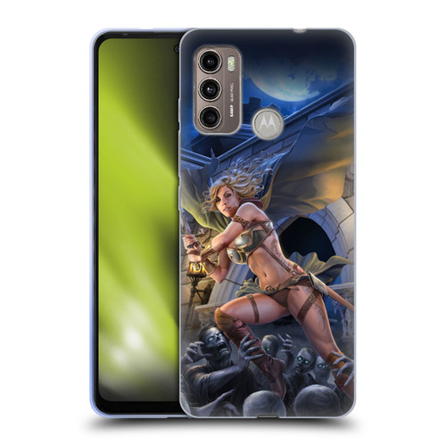 Tom Wood Fantasy Zombie Soft Gel Case for Motorola Moto G60 / Moto G40 Fusion