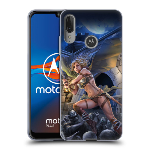 Tom Wood Fantasy Zombie Soft Gel Case for Motorola Moto E6 Plus