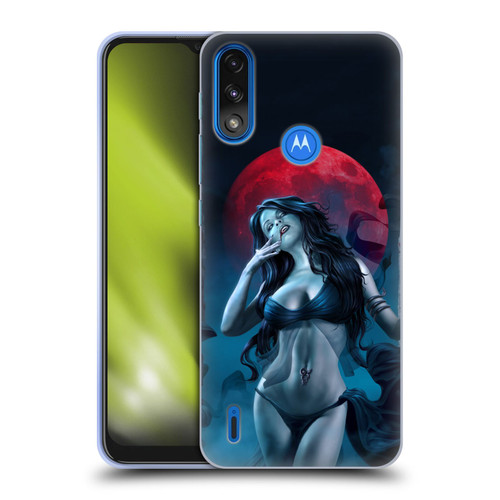 Tom Wood Fantasy Blood Lust Vampire Soft Gel Case for Motorola Moto E7 Power / Moto E7i Power