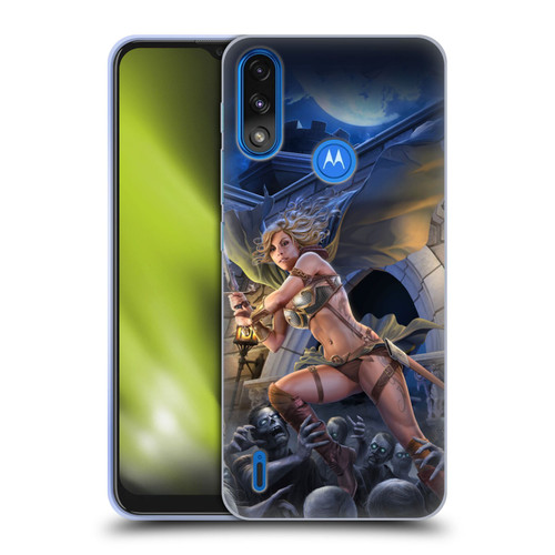 Tom Wood Fantasy Zombie Soft Gel Case for Motorola Moto E7 Power / Moto E7i Power