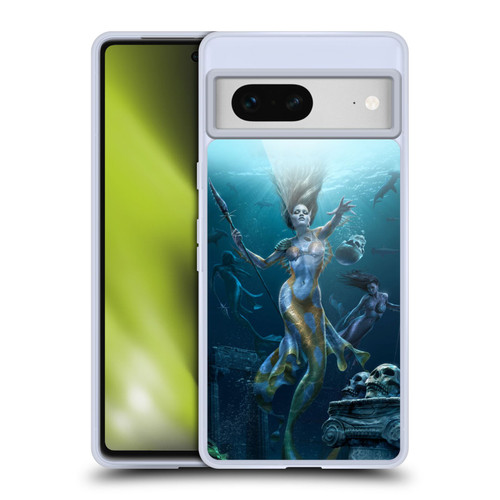 Tom Wood Fantasy Mermaid Hunt Soft Gel Case for Google Pixel 7