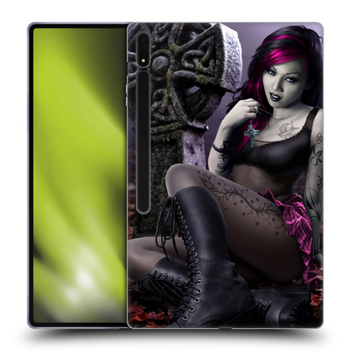 Tom Wood Fantasy Goth Girl Vampire Soft Gel Case for Samsung Galaxy Tab S8 Ultra