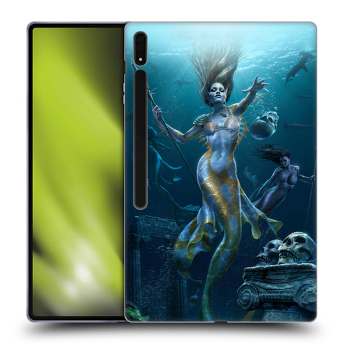 Tom Wood Fantasy Mermaid Hunt Soft Gel Case for Samsung Galaxy Tab S8 Ultra