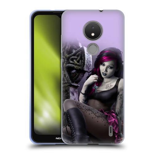 Tom Wood Fantasy Goth Girl Vampire Soft Gel Case for Nokia C21