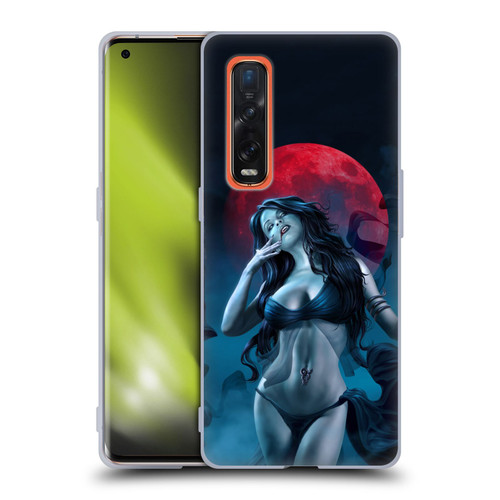 Tom Wood Fantasy Blood Lust Vampire Soft Gel Case for OPPO Find X2 Pro 5G