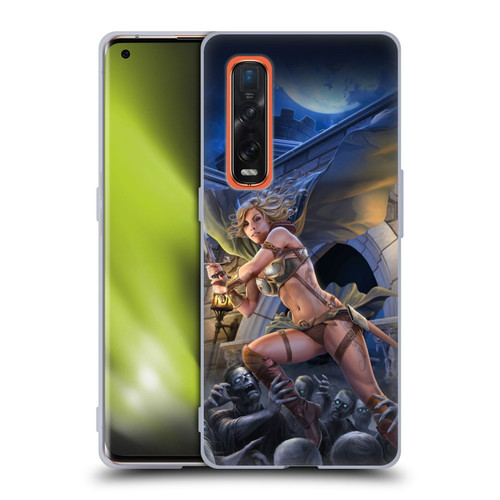 Tom Wood Fantasy Zombie Soft Gel Case for OPPO Find X2 Pro 5G