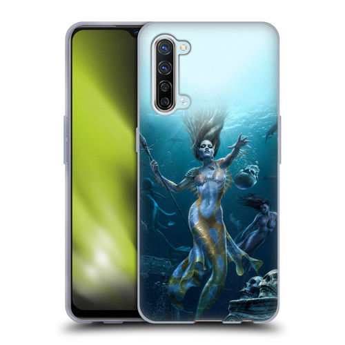 Tom Wood Fantasy Mermaid Hunt Soft Gel Case for OPPO Find X2 Lite 5G