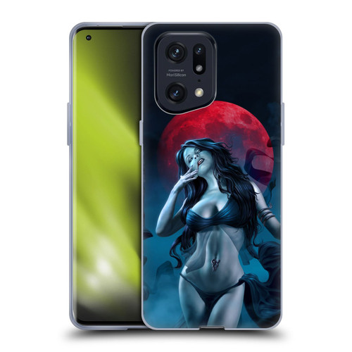 Tom Wood Fantasy Blood Lust Vampire Soft Gel Case for OPPO Find X5 Pro