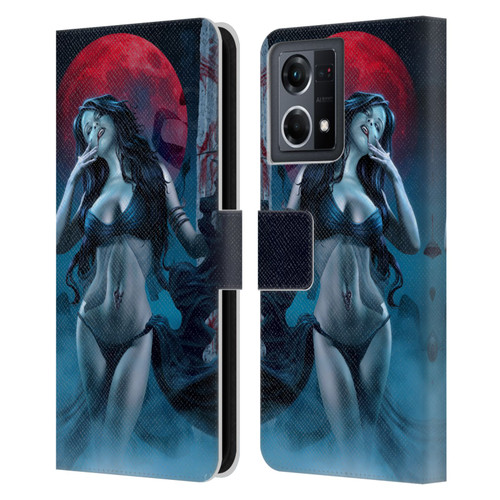 Tom Wood Fantasy Blood Lust Vampire Leather Book Wallet Case Cover For OPPO Reno8 4G