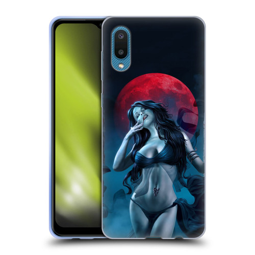 Tom Wood Fantasy Blood Lust Vampire Soft Gel Case for Samsung Galaxy A02/M02 (2021)