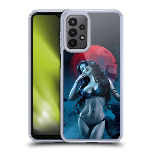 Tom Wood Fantasy Blood Lust Vampire Soft Gel Case for Samsung Galaxy A23 / 5G (2022)