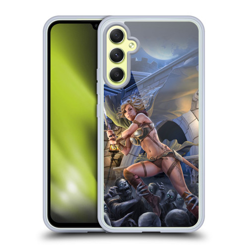 Tom Wood Fantasy Zombie Soft Gel Case for Samsung Galaxy A34 5G