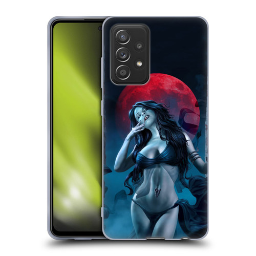 Tom Wood Fantasy Blood Lust Vampire Soft Gel Case for Samsung Galaxy A52 / A52s / 5G (2021)