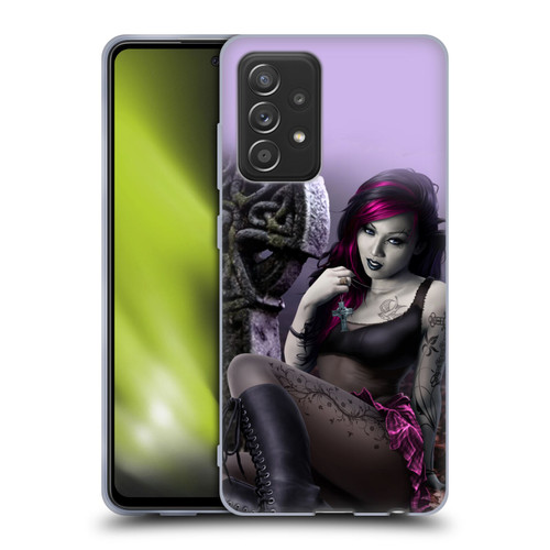 Tom Wood Fantasy Goth Girl Vampire Soft Gel Case for Samsung Galaxy A52 / A52s / 5G (2021)
