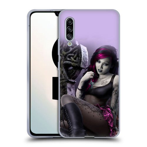 Tom Wood Fantasy Goth Girl Vampire Soft Gel Case for Samsung Galaxy A90 5G (2019)