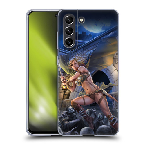 Tom Wood Fantasy Zombie Soft Gel Case for Samsung Galaxy S21 FE 5G