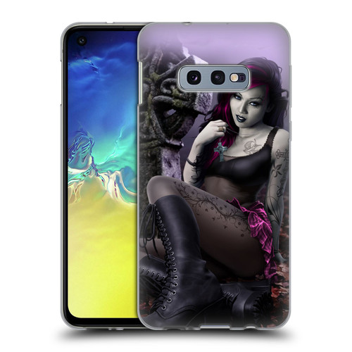 Tom Wood Fantasy Goth Girl Vampire Soft Gel Case for Samsung Galaxy S10e